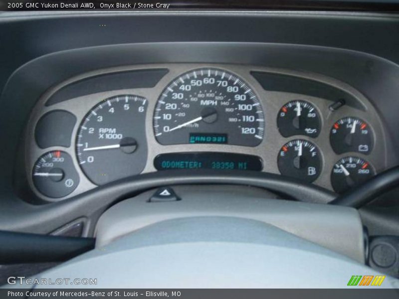 Onyx Black / Stone Gray 2005 GMC Yukon Denali AWD