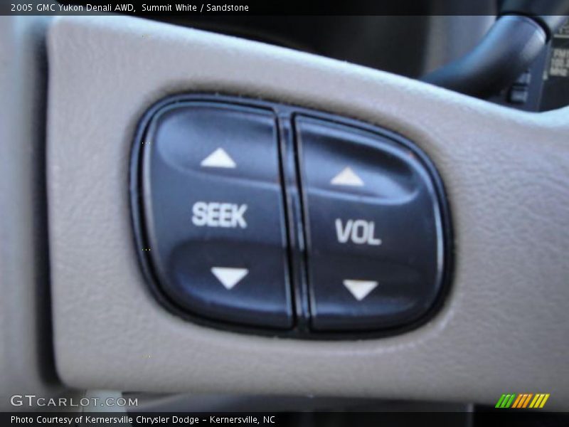 Summit White / Sandstone 2005 GMC Yukon Denali AWD