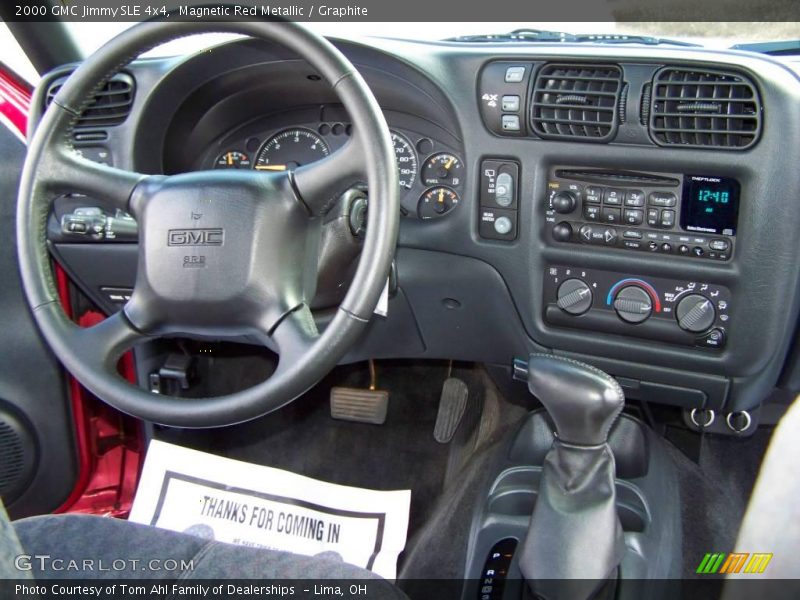 Magnetic Red Metallic / Graphite 2000 GMC Jimmy SLE 4x4