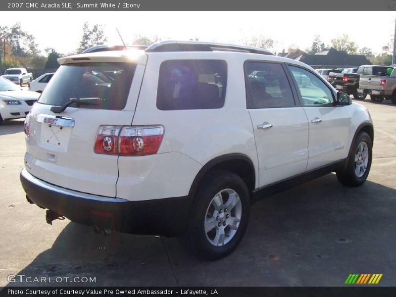 Summit White / Ebony 2007 GMC Acadia SLE