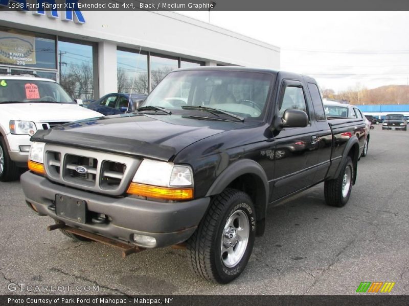 Black / Medium Graphite 1998 Ford Ranger XLT Extended Cab 4x4