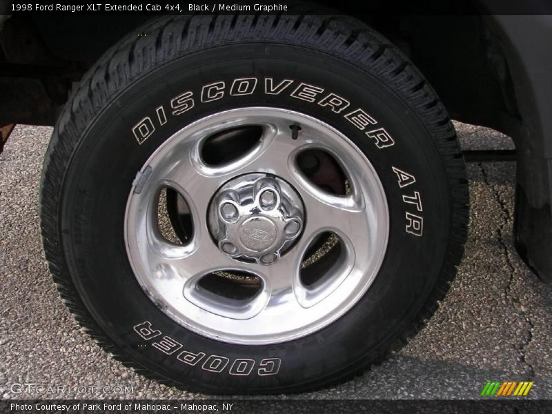 Black / Medium Graphite 1998 Ford Ranger XLT Extended Cab 4x4