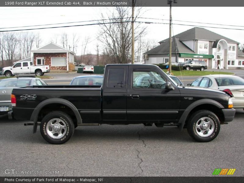 Black / Medium Graphite 1998 Ford Ranger XLT Extended Cab 4x4