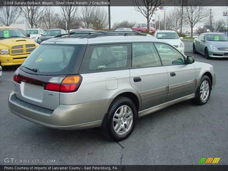 Silver Stone Metallic / Gray/Black 2004 Subaru Outback Wagon