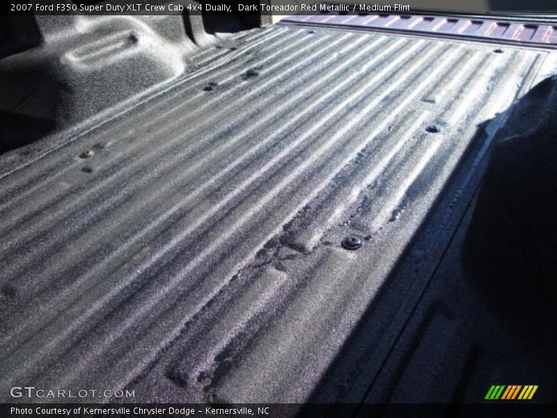 Dark Toreador Red Metallic / Medium Flint 2007 Ford F350 Super Duty XLT Crew Cab 4x4 Dually
