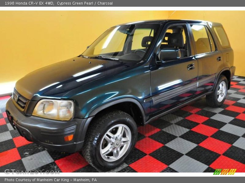 Cypress Green Pearl / Charcoal 1998 Honda CR-V EX 4WD