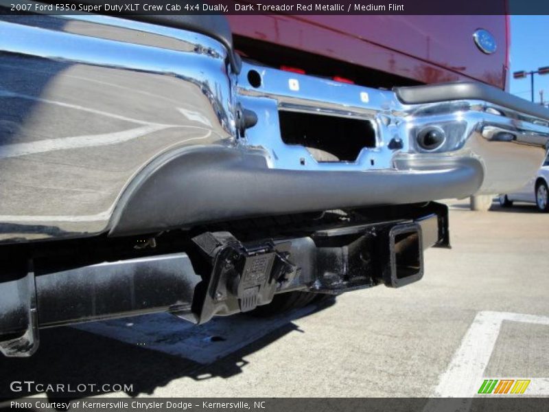 Dark Toreador Red Metallic / Medium Flint 2007 Ford F350 Super Duty XLT Crew Cab 4x4 Dually