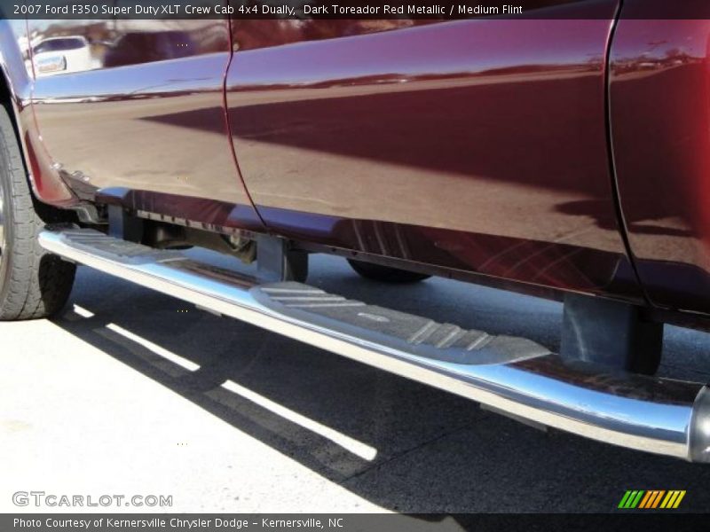 Dark Toreador Red Metallic / Medium Flint 2007 Ford F350 Super Duty XLT Crew Cab 4x4 Dually