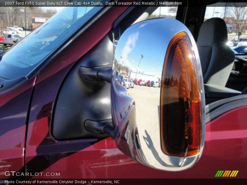 Dark Toreador Red Metallic / Medium Flint 2007 Ford F350 Super Duty XLT Crew Cab 4x4 Dually