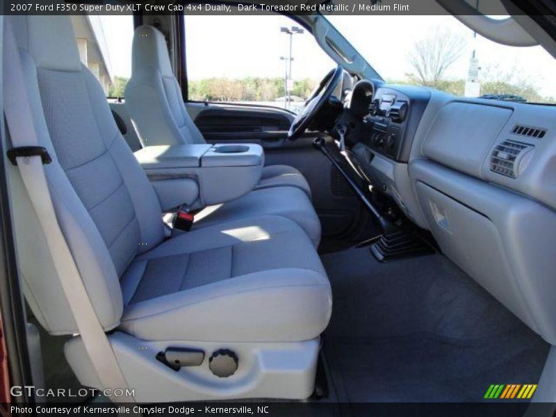 Dark Toreador Red Metallic / Medium Flint 2007 Ford F350 Super Duty XLT Crew Cab 4x4 Dually