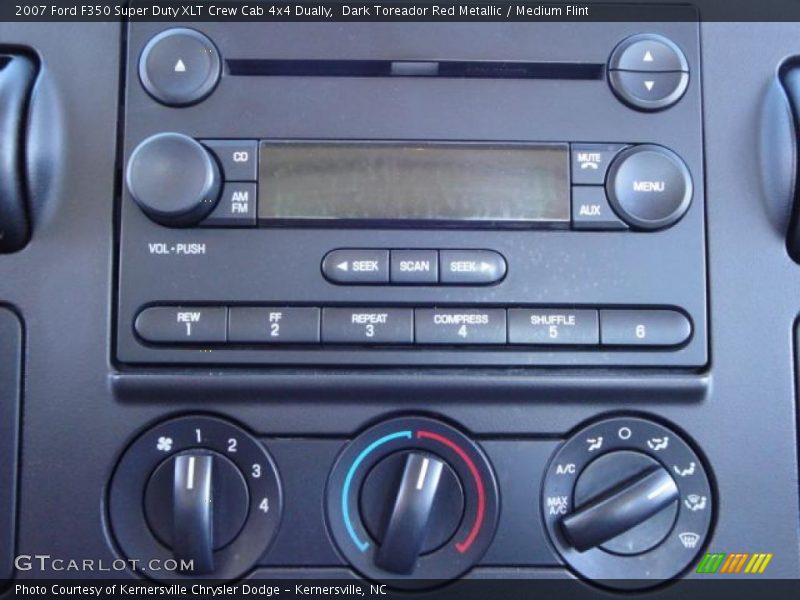 Dark Toreador Red Metallic / Medium Flint 2007 Ford F350 Super Duty XLT Crew Cab 4x4 Dually