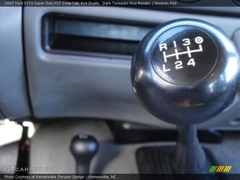 Dark Toreador Red Metallic / Medium Flint 2007 Ford F350 Super Duty XLT Crew Cab 4x4 Dually
