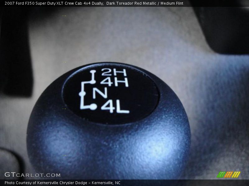 Dark Toreador Red Metallic / Medium Flint 2007 Ford F350 Super Duty XLT Crew Cab 4x4 Dually