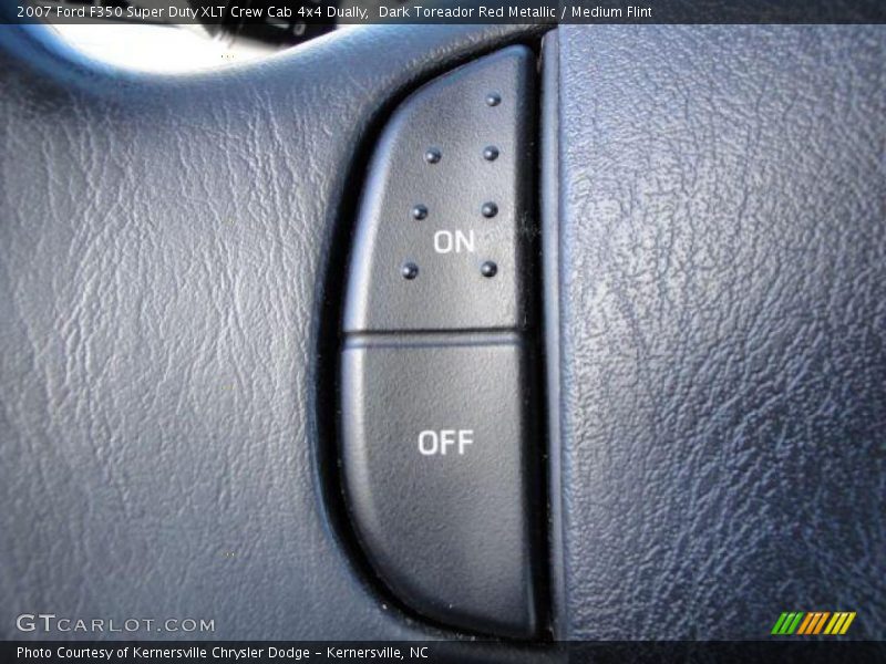 Dark Toreador Red Metallic / Medium Flint 2007 Ford F350 Super Duty XLT Crew Cab 4x4 Dually