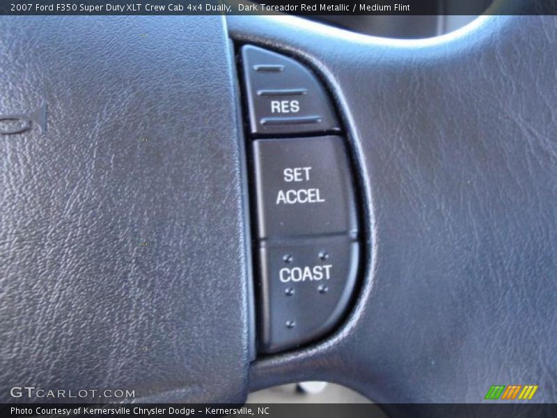 Dark Toreador Red Metallic / Medium Flint 2007 Ford F350 Super Duty XLT Crew Cab 4x4 Dually