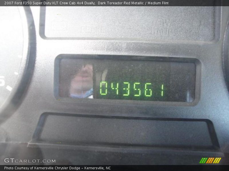 Dark Toreador Red Metallic / Medium Flint 2007 Ford F350 Super Duty XLT Crew Cab 4x4 Dually
