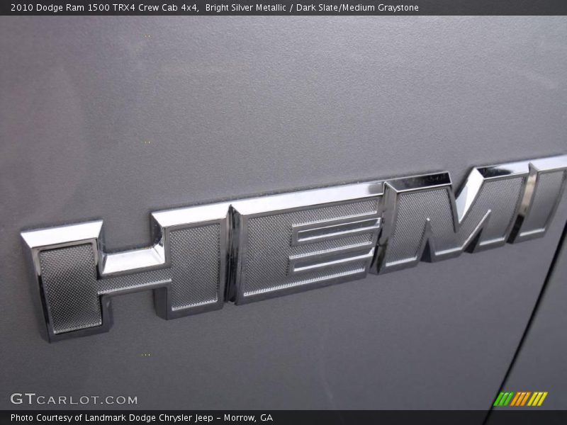 Bright Silver Metallic / Dark Slate/Medium Graystone 2010 Dodge Ram 1500 TRX4 Crew Cab 4x4