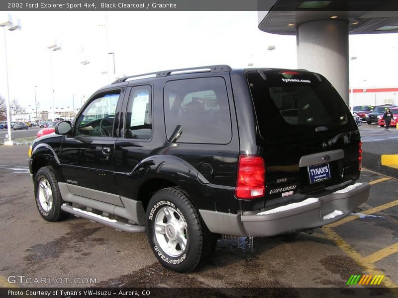 Black Clearcoat / Graphite 2002 Ford Explorer Sport 4x4
