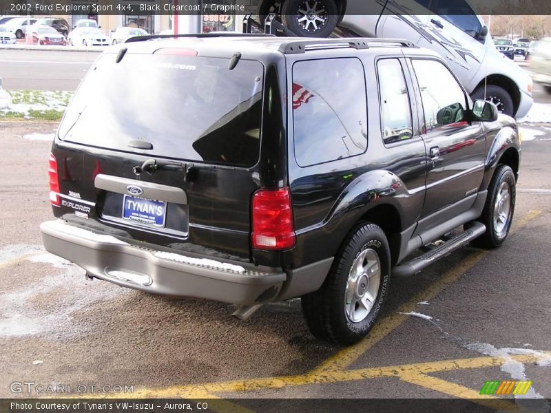 Black Clearcoat / Graphite 2002 Ford Explorer Sport 4x4