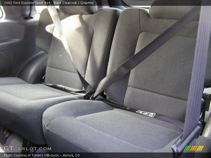 Black Clearcoat / Graphite 2002 Ford Explorer Sport 4x4