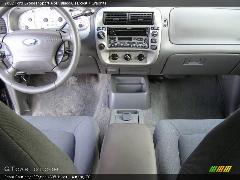 Black Clearcoat / Graphite 2002 Ford Explorer Sport 4x4