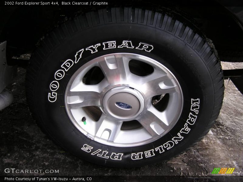 Black Clearcoat / Graphite 2002 Ford Explorer Sport 4x4