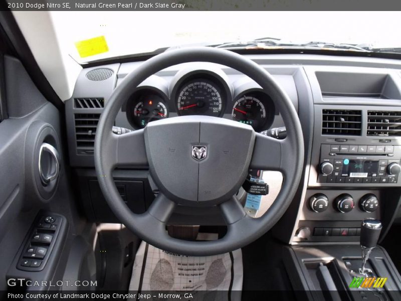 Natural Green Pearl / Dark Slate Gray 2010 Dodge Nitro SE