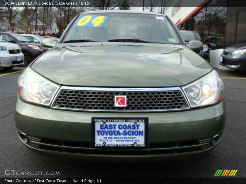 Sage Green / Black 2004 Saturn L300 3 Sedan