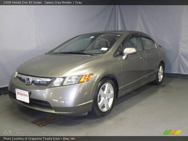 Galaxy Gray Metallic / Gray 2008 Honda Civic EX Sedan