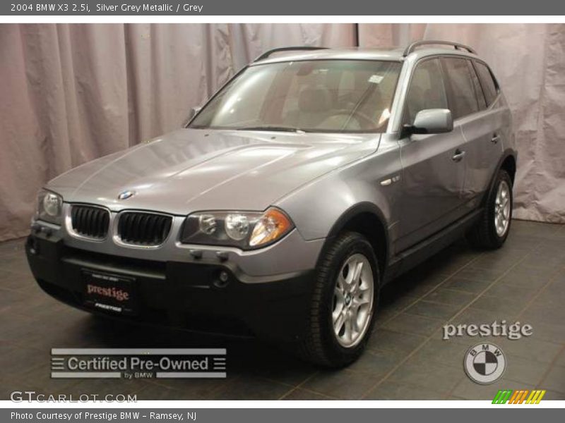 Silver Grey Metallic / Grey 2004 BMW X3 2.5i