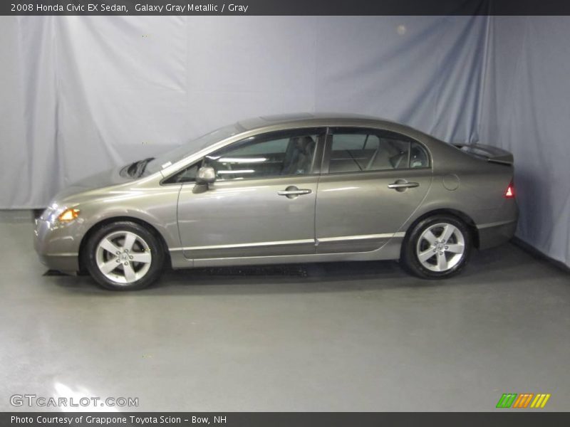 Galaxy Gray Metallic / Gray 2008 Honda Civic EX Sedan