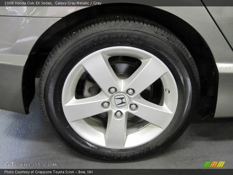 Galaxy Gray Metallic / Gray 2008 Honda Civic EX Sedan
