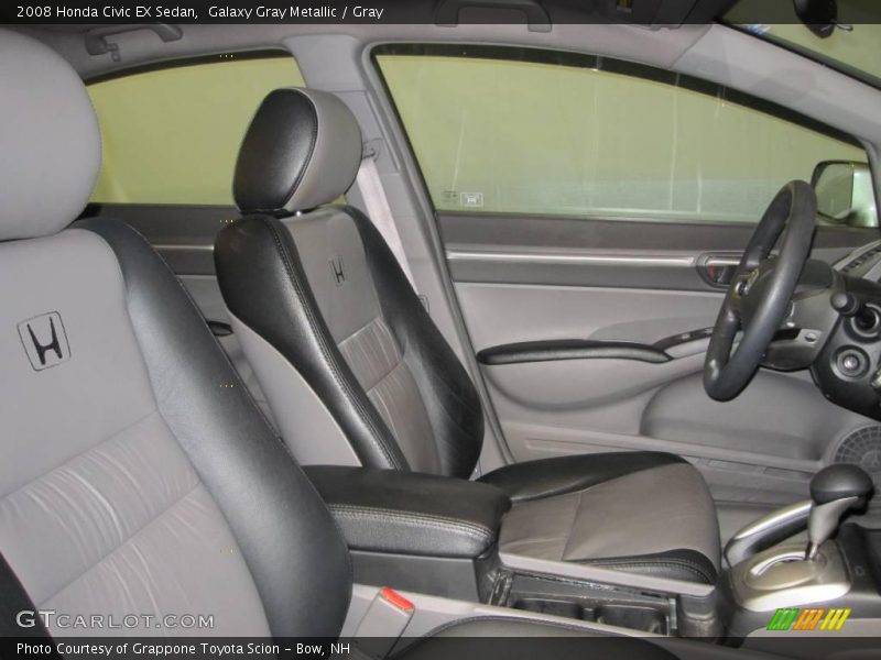 Galaxy Gray Metallic / Gray 2008 Honda Civic EX Sedan