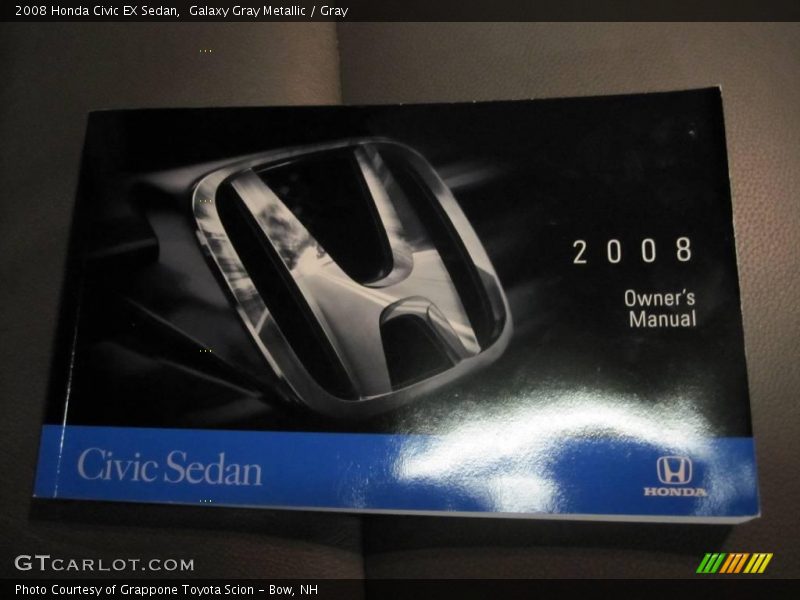 Galaxy Gray Metallic / Gray 2008 Honda Civic EX Sedan
