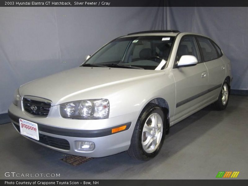 Silver Pewter / Gray 2003 Hyundai Elantra GT Hatchback