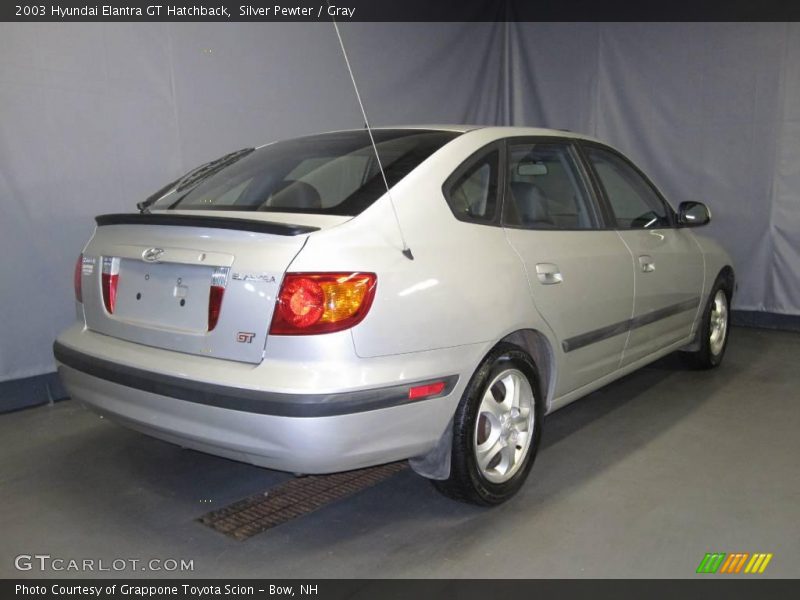 Silver Pewter / Gray 2003 Hyundai Elantra GT Hatchback