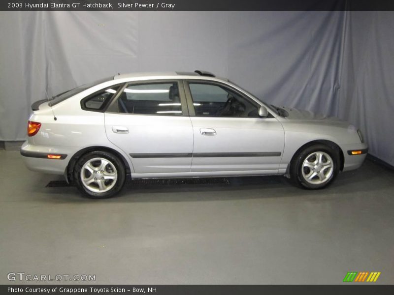 Silver Pewter / Gray 2003 Hyundai Elantra GT Hatchback