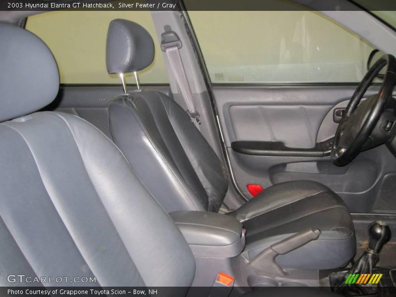 Silver Pewter / Gray 2003 Hyundai Elantra GT Hatchback