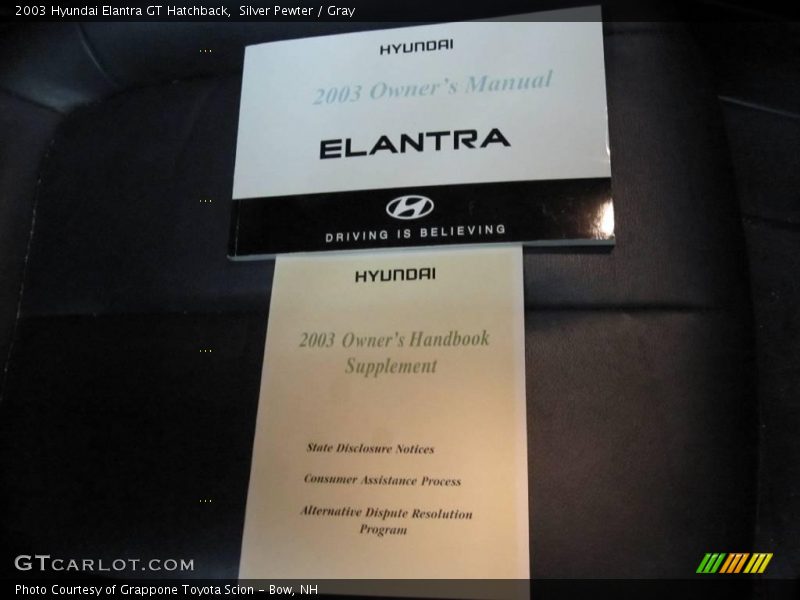 Silver Pewter / Gray 2003 Hyundai Elantra GT Hatchback