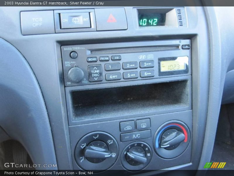 Silver Pewter / Gray 2003 Hyundai Elantra GT Hatchback