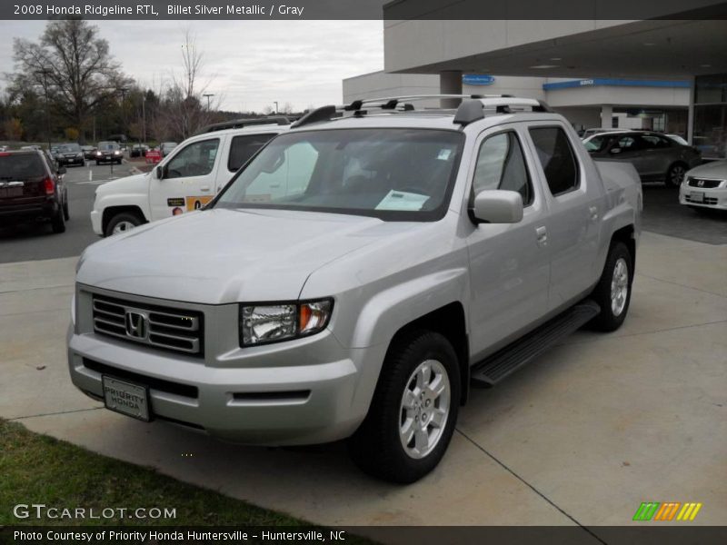 Billet Silver Metallic / Gray 2008 Honda Ridgeline RTL