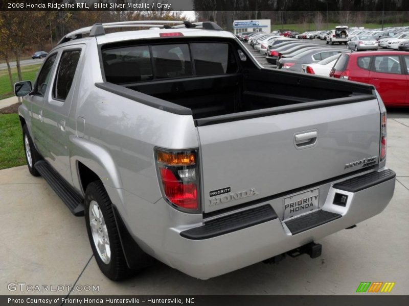 Billet Silver Metallic / Gray 2008 Honda Ridgeline RTL