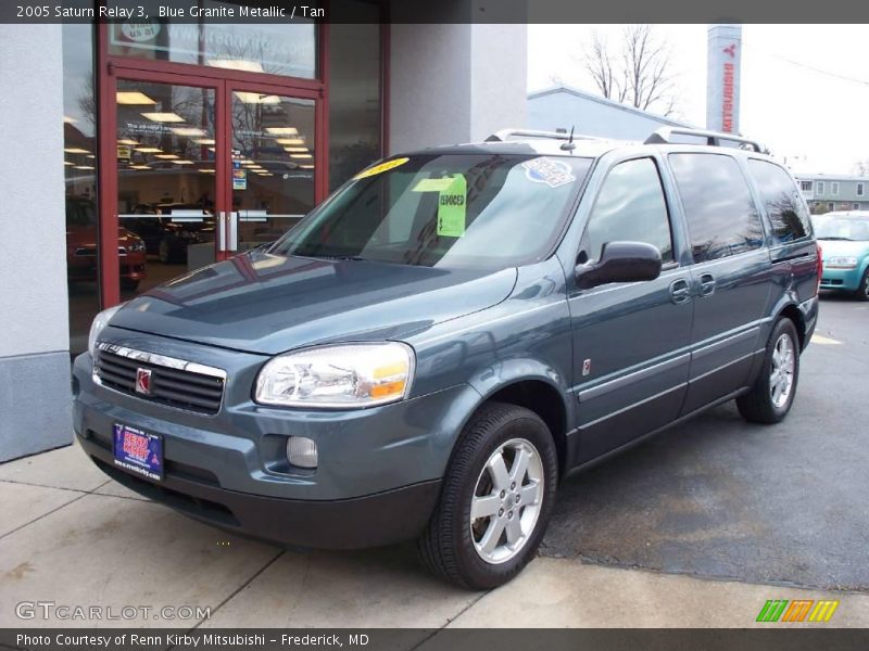 Blue Granite Metallic / Tan 2005 Saturn Relay 3