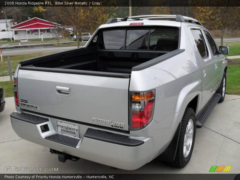 Billet Silver Metallic / Gray 2008 Honda Ridgeline RTL