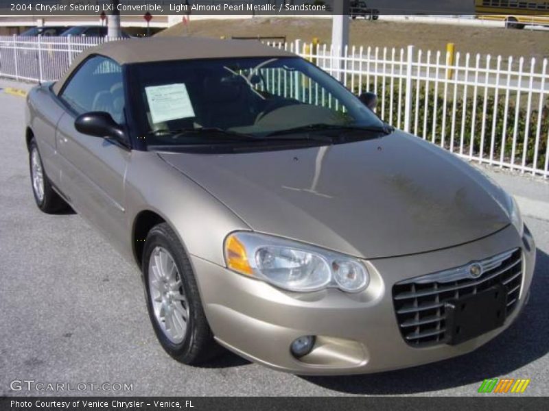 Light Almond Pearl Metallic / Sandstone 2004 Chrysler Sebring LXi Convertible