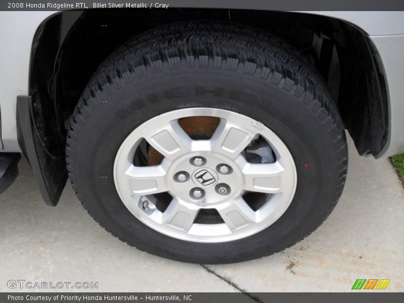 Billet Silver Metallic / Gray 2008 Honda Ridgeline RTL