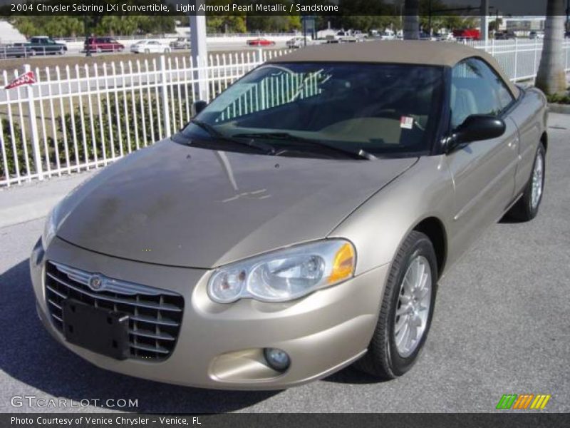 Light Almond Pearl Metallic / Sandstone 2004 Chrysler Sebring LXi Convertible