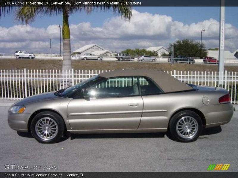 Light Almond Pearl Metallic / Sandstone 2004 Chrysler Sebring LXi Convertible