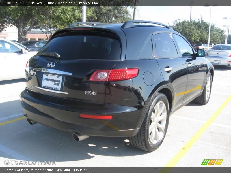 Black Obsidian / Graphite Black 2003 Infiniti FX 45 AWD