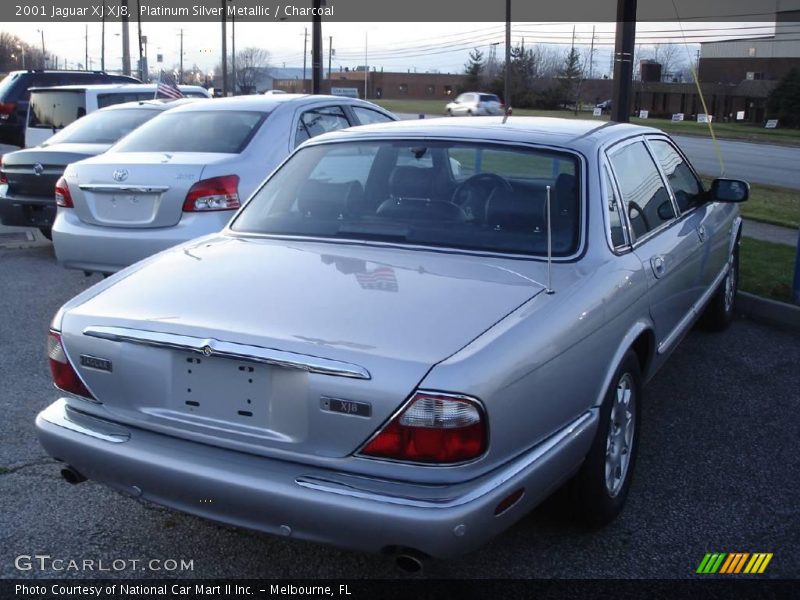 Platinum Silver Metallic / Charcoal 2001 Jaguar XJ XJ8